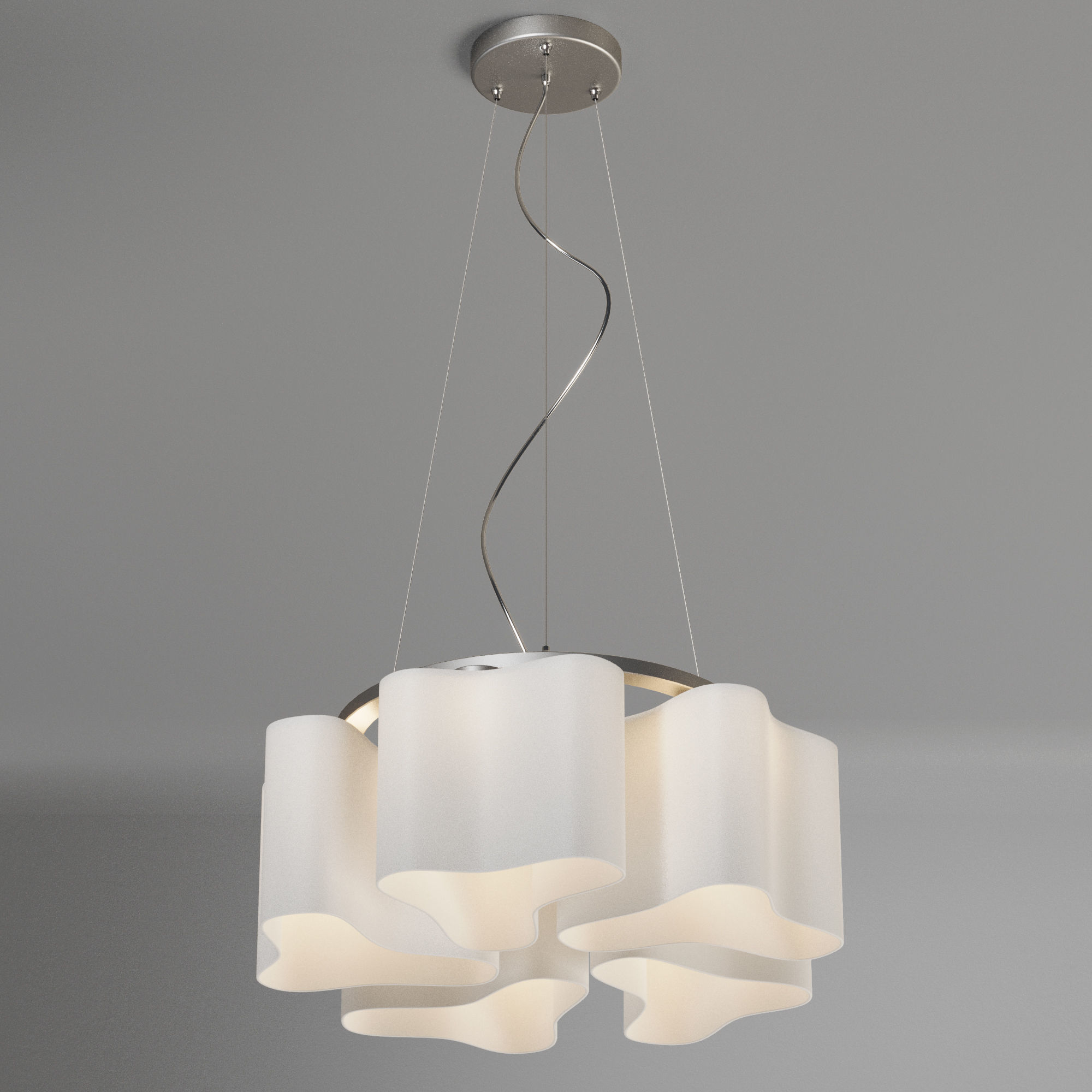 Chandelier ST Luce Onde 2 SL118 503 05 3D model_7