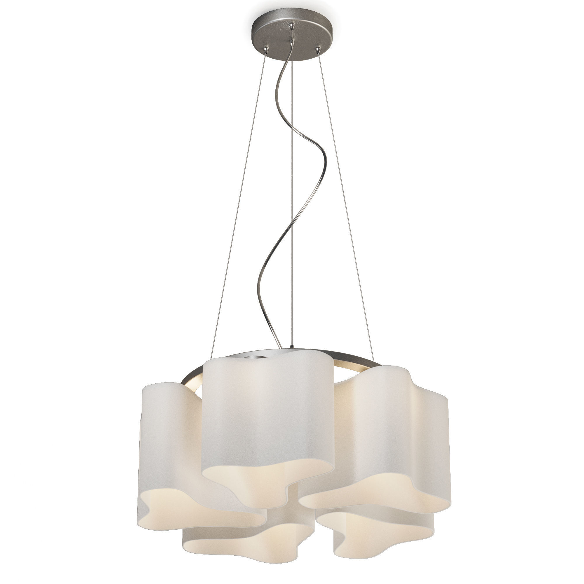 Chandelier ST Luce Onde 2 SL118 503 05 3D model_1
