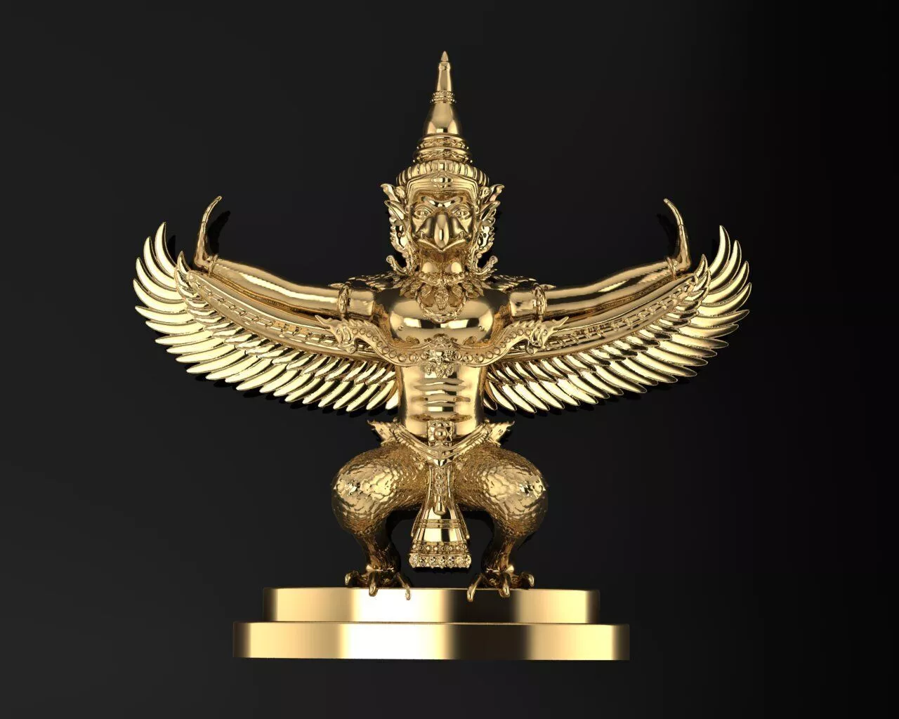 Krud Asia Statue 3D print model