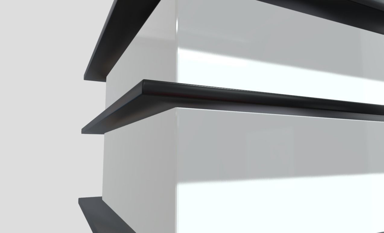 Hanging Lamp Low-poly 3D model_3