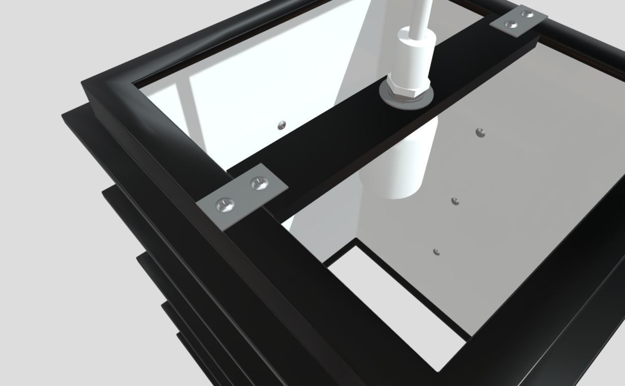 Hanging Lamp Low-poly 3D model_4