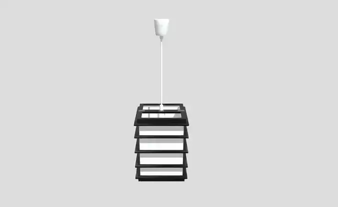 Hanging Lamp Low-poly 3D model Hanging Lamp Low-poly 3D model