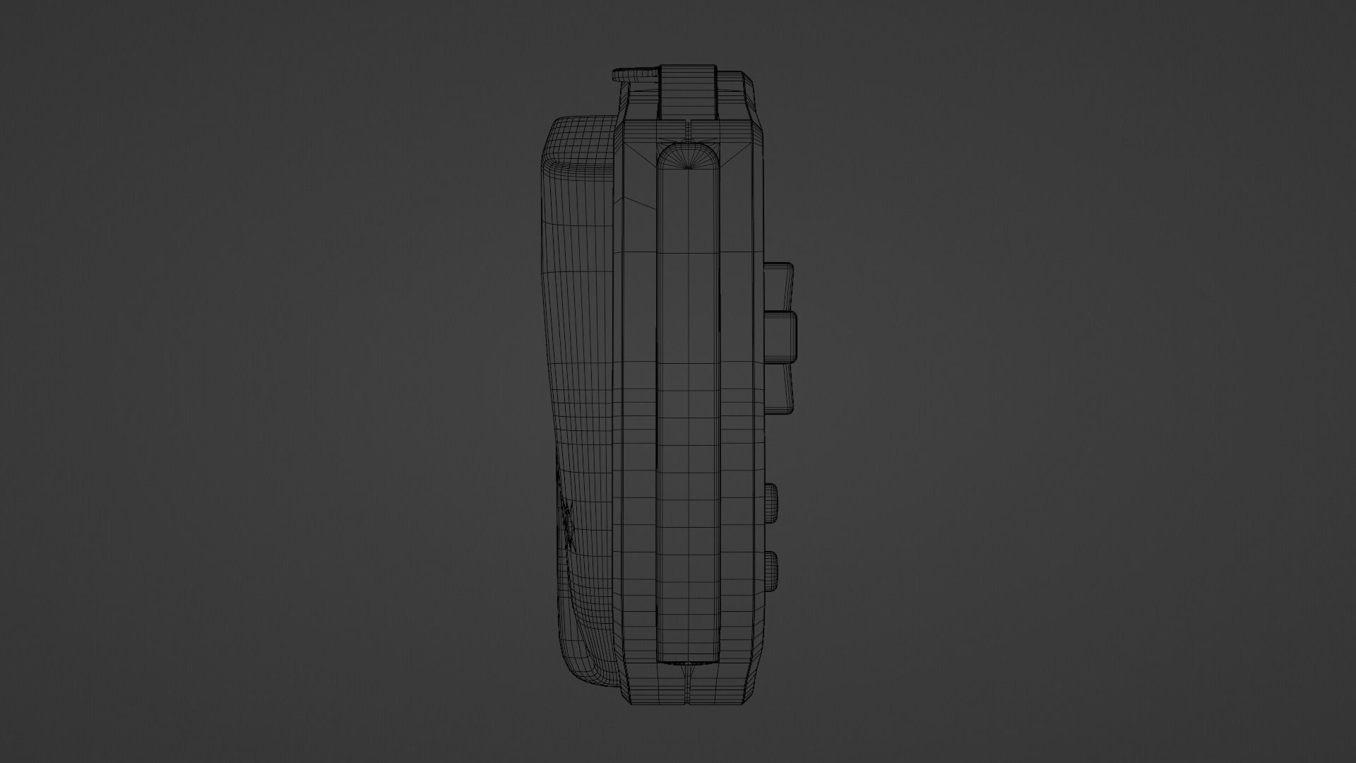 Nintendo Game Boy Advance Orange 2001 3D model_5