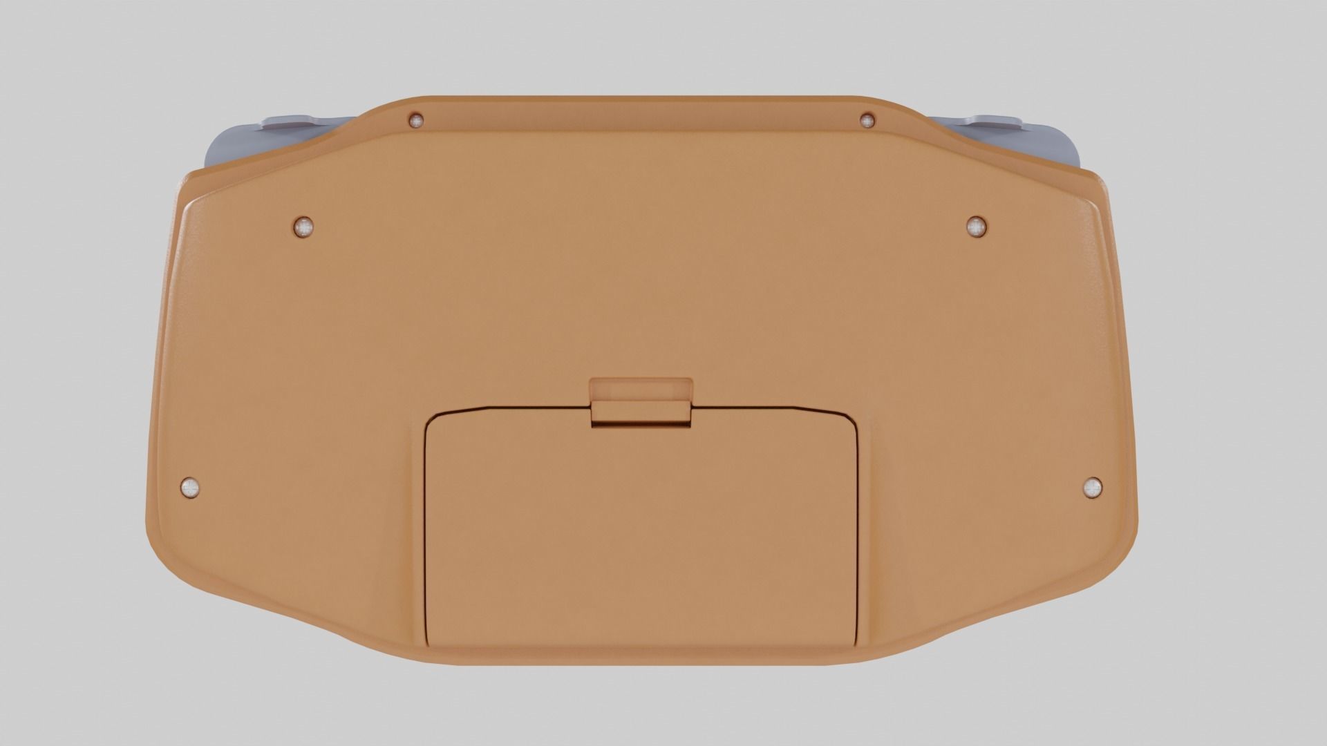 Nintendo Game Boy Advance Orange 2001 3D model_6