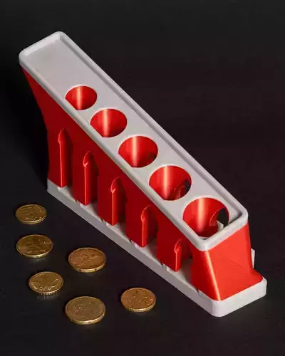 EURO - CENT COIN ORGANIZER - SORTER 3D print model