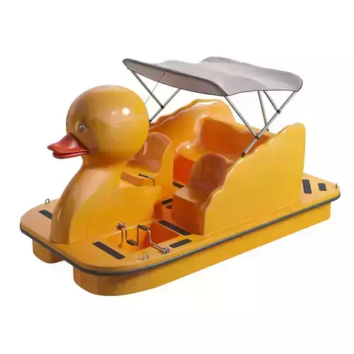 Duck Paddle Wheeller pedal boat 3D model