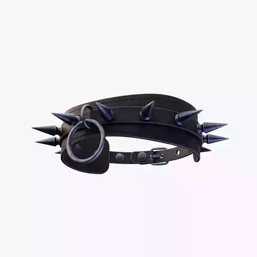 Spiked Collar Low-poly 3D model