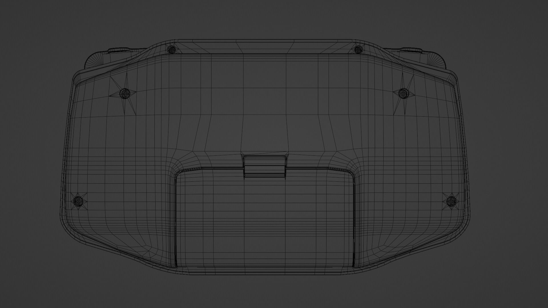 Nintendo Game Boy Advance Indigo 2001 3D model_7