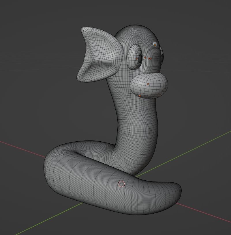 Dratini Pokemon Mini ready to print FDM and SLA 3D print model_17