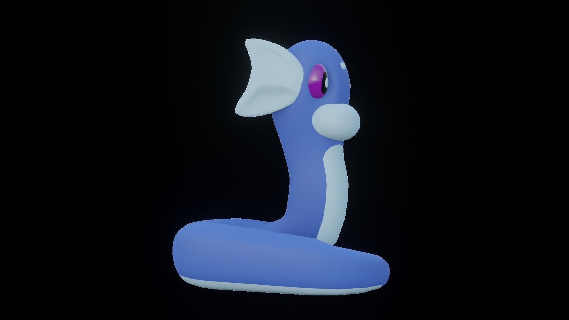 Dratini Pokemon Mini ready to print FDM and SLA 3D print model_2