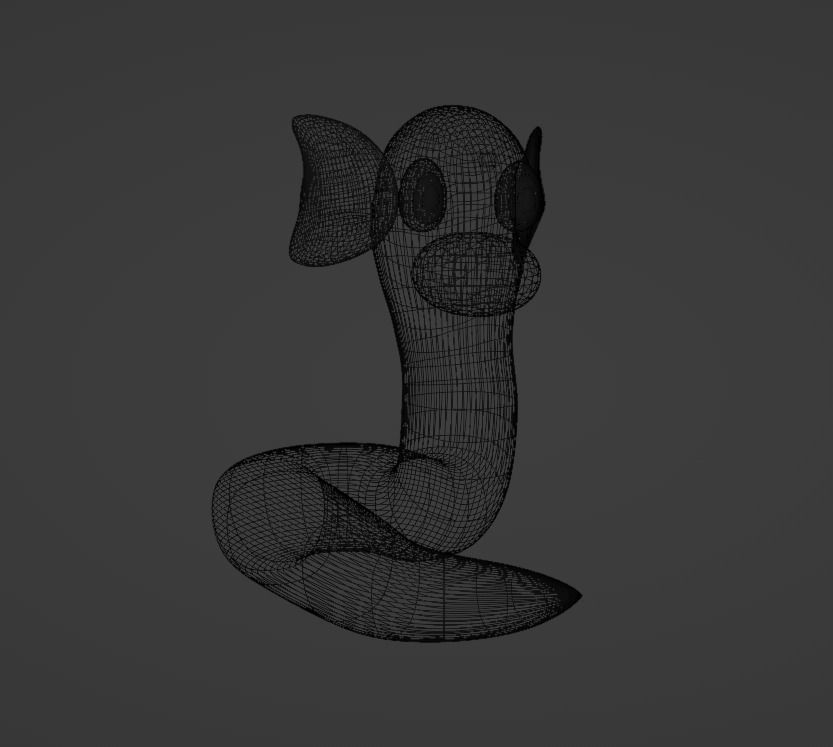 Dratini Pokemon Mini ready to print FDM and SLA 3D print model_16