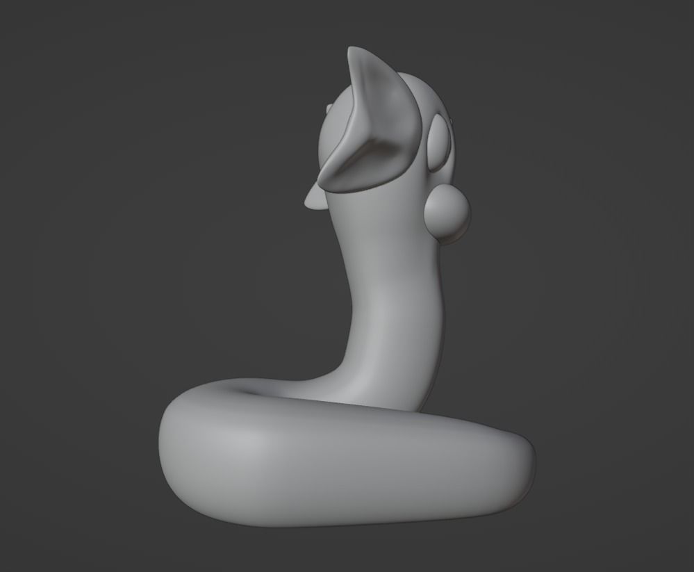 Dratini Pokemon Mini ready to print FDM and SLA 3D print model_8