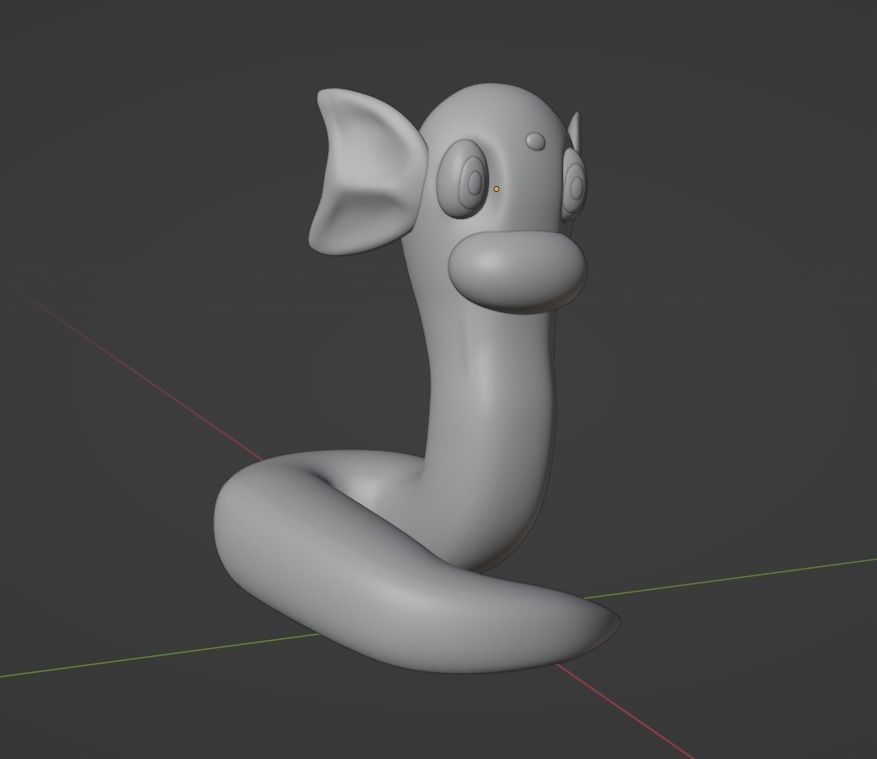 Dratini Pokemon Mini ready to print FDM and SLA 3D print model_14