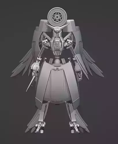 FAN ART SHAMAN KING - ARC ANGEL MICHAEL 3D print model