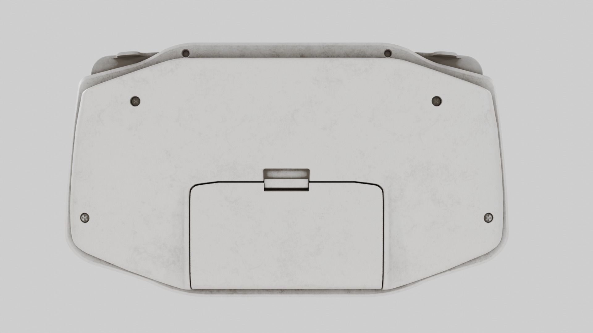 Nintendo Game Boy Advance White 2001 Used  3D model_6