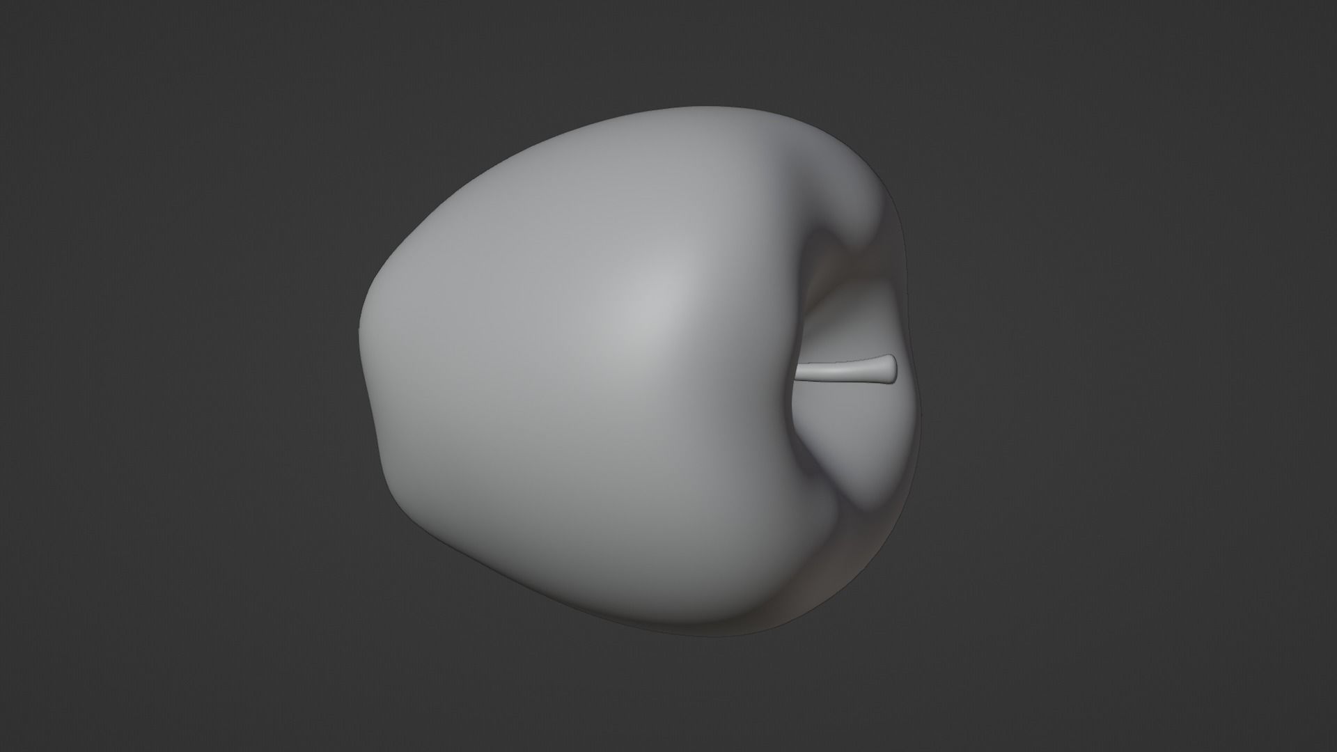 Realistic Green Apple  3D model_22