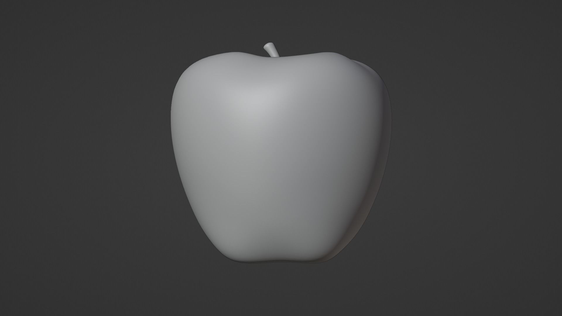 Realistic Green Apple  3D model_7