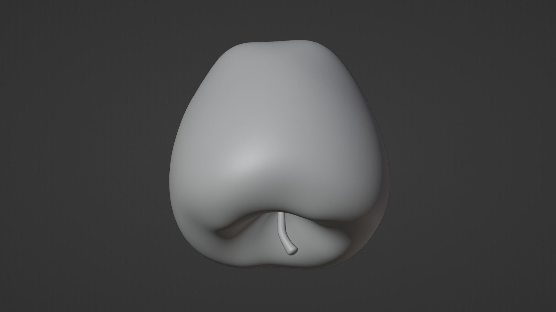 Realistic Green Apple  3D model_16