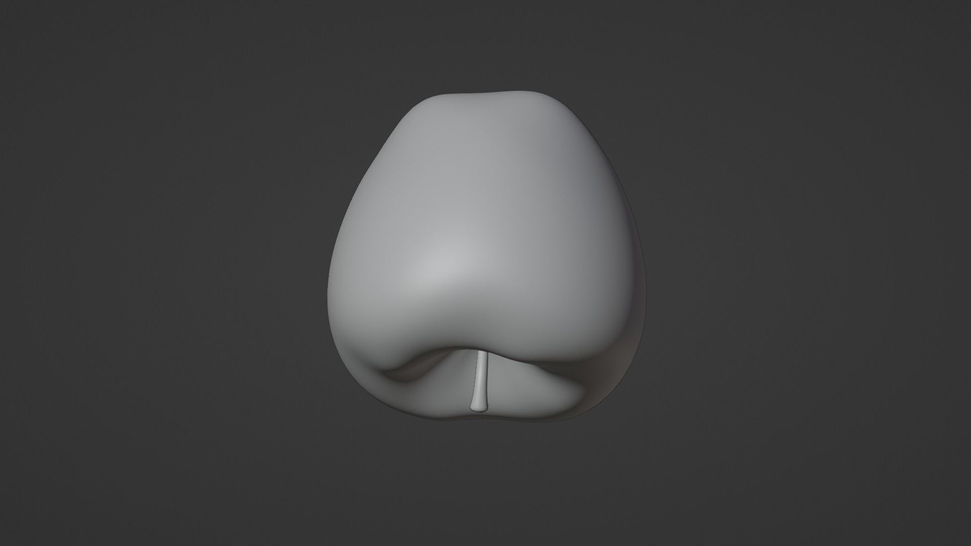 Realistic Green Apple  3D model_29