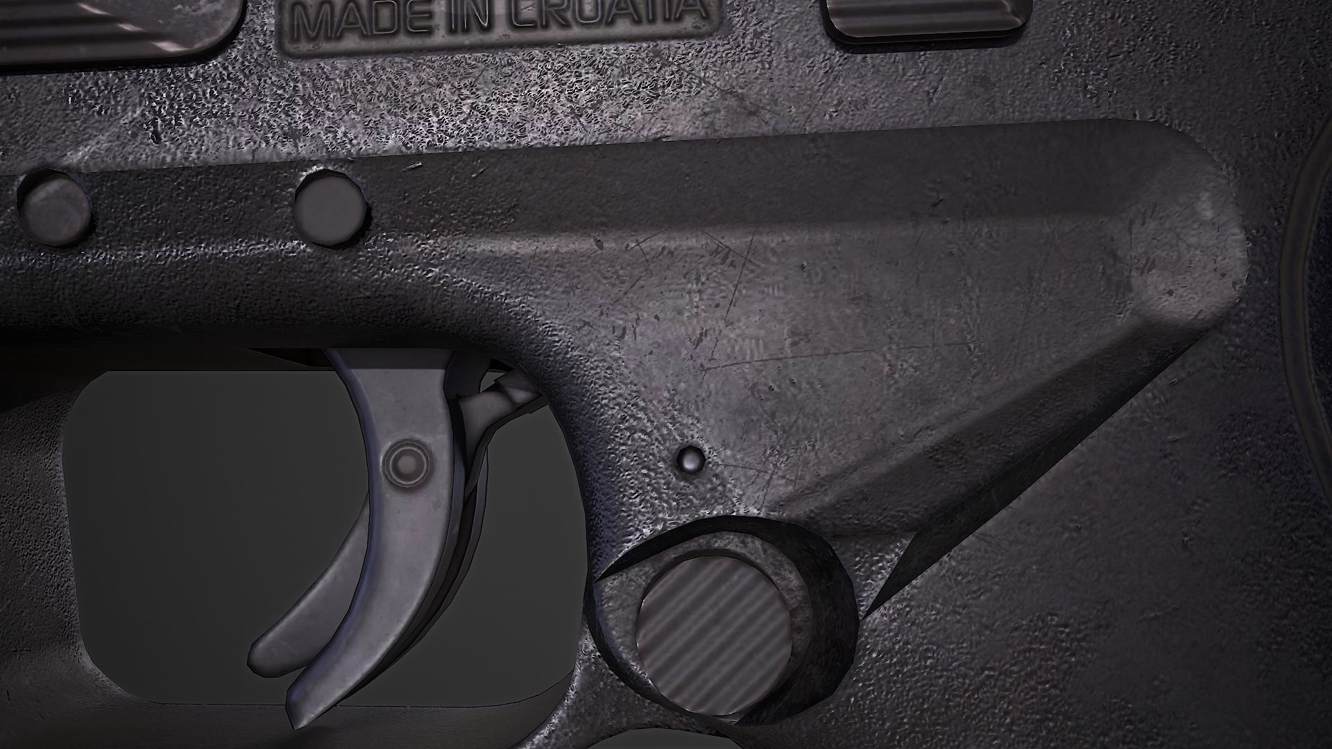 Springfield XD-MOD2 Low-poly 3D model_19