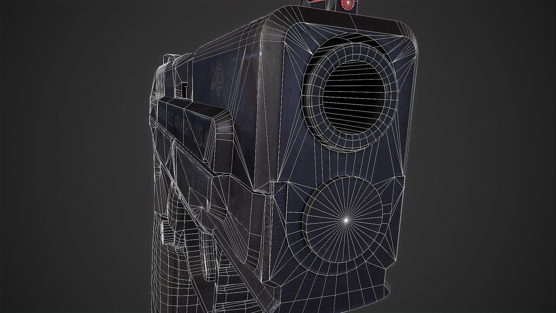Springfield XD-MOD2 Low-poly 3D model_11