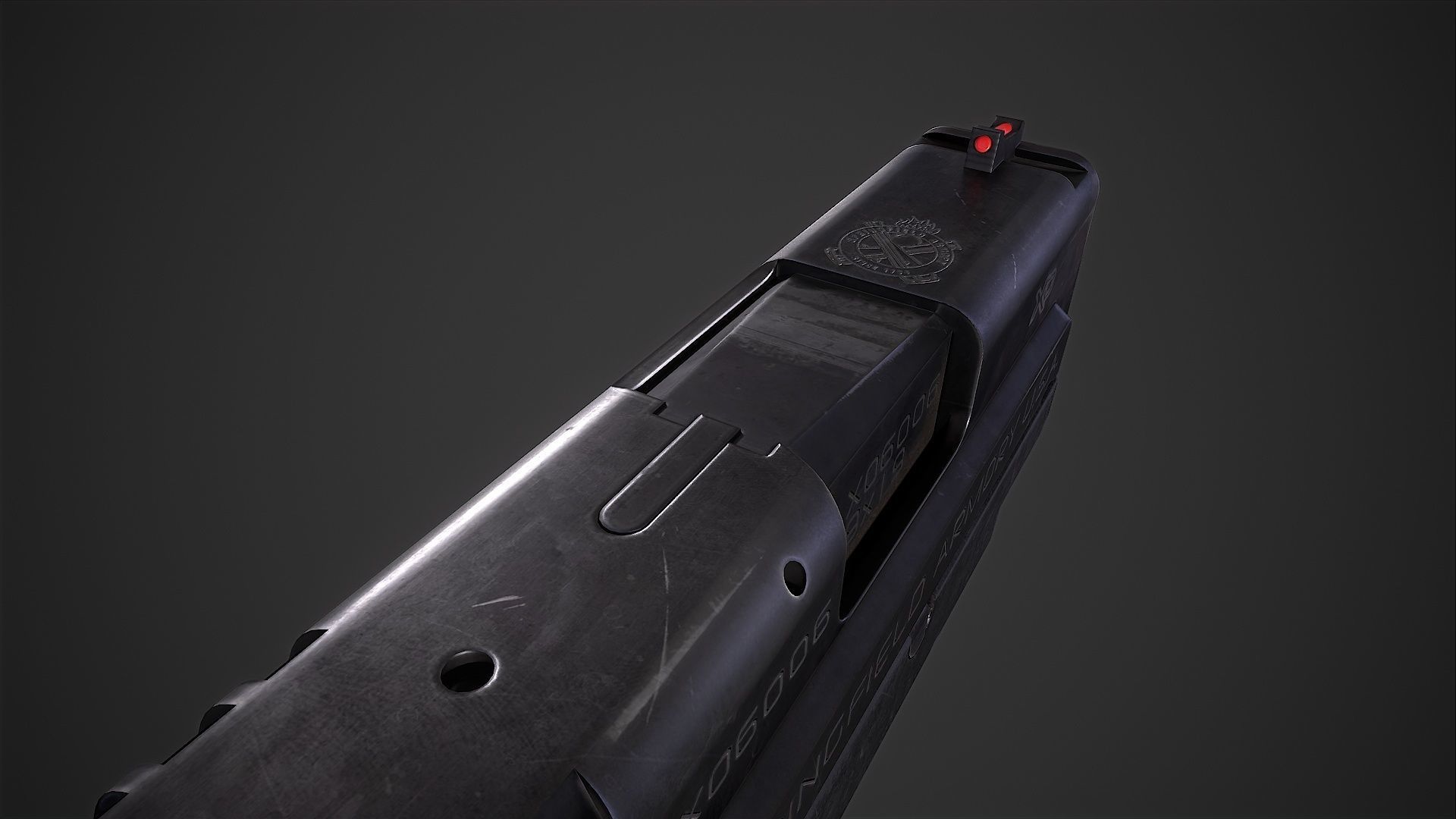 Springfield XD-MOD2 Low-poly 3D model_26