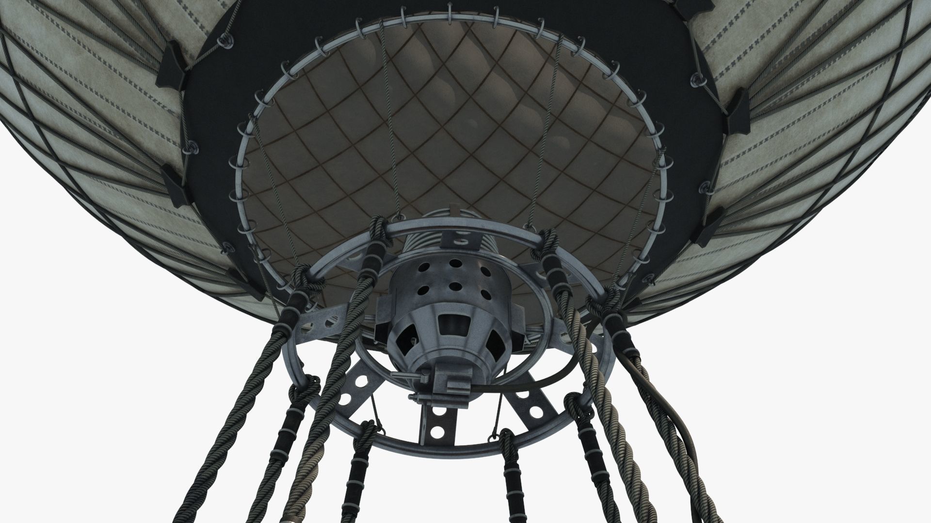 Hot Air Balloon Low-poly 3D model_18