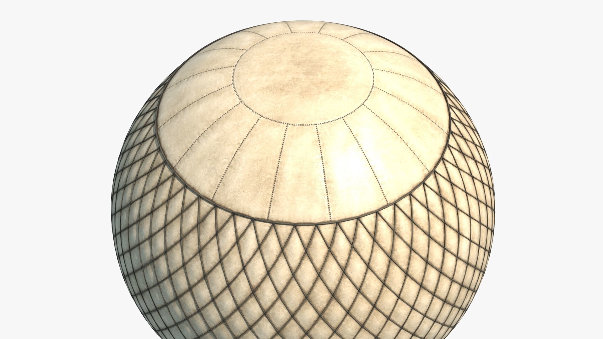 Hot Air Balloon Low-poly 3D model_14