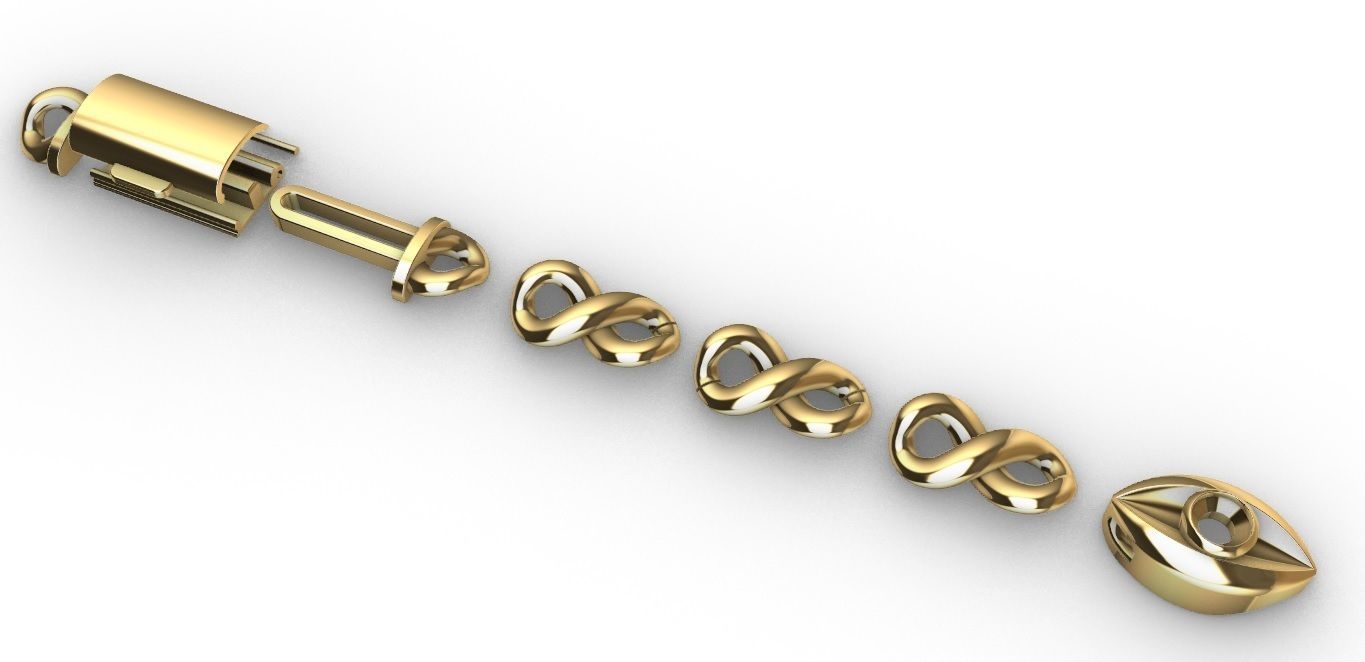 8 MM INFINITY EYE LINK 3D print model_14