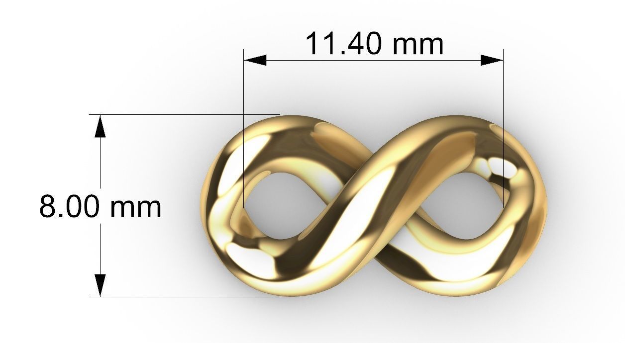 8 MM INFINITY EYE LINK 3D print model_8