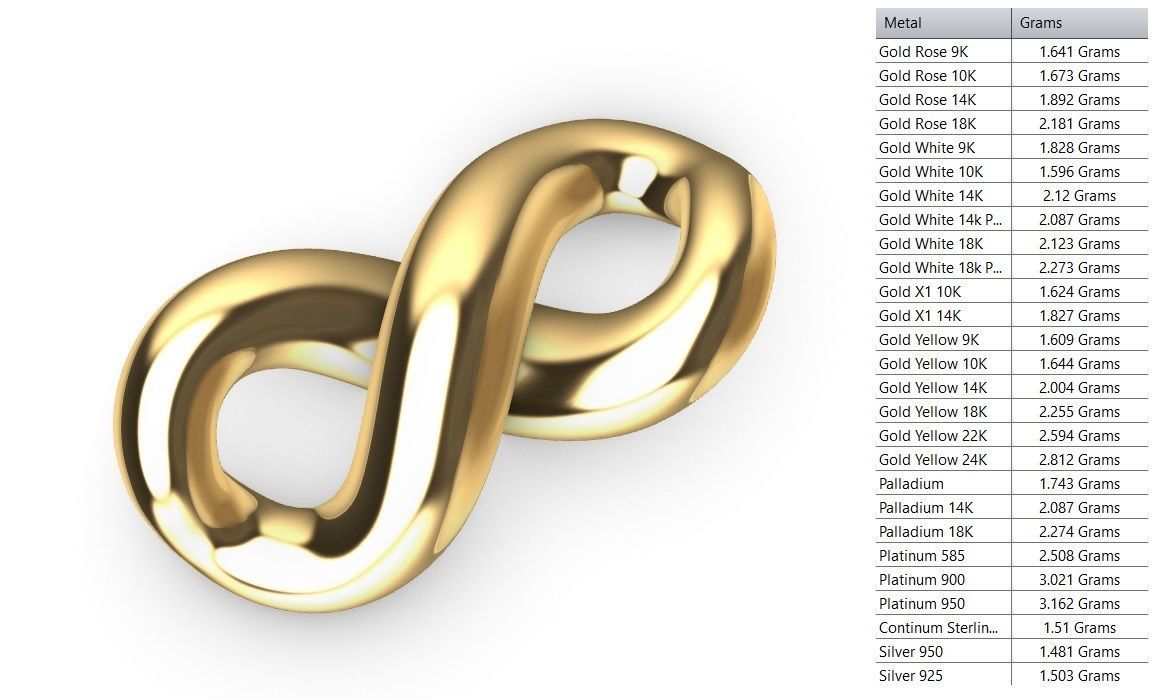 8 MM INFINITY EYE LINK 3D print model_9