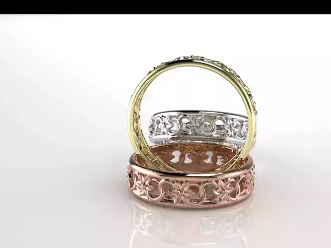 Wedding band flowers print ready 