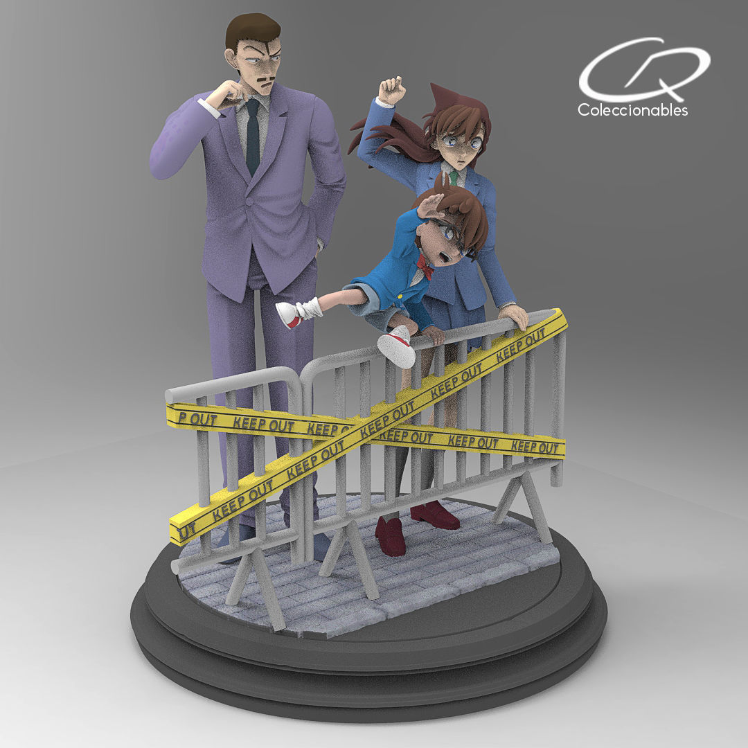 Detective Conan Diorama - Special Manga Edition 3D print model_2