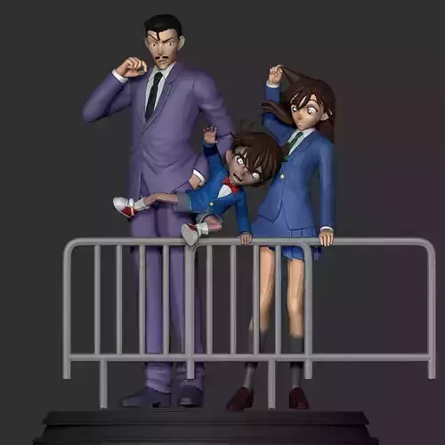 Detective Conan Diorama - Special Manga Edition 3D print model