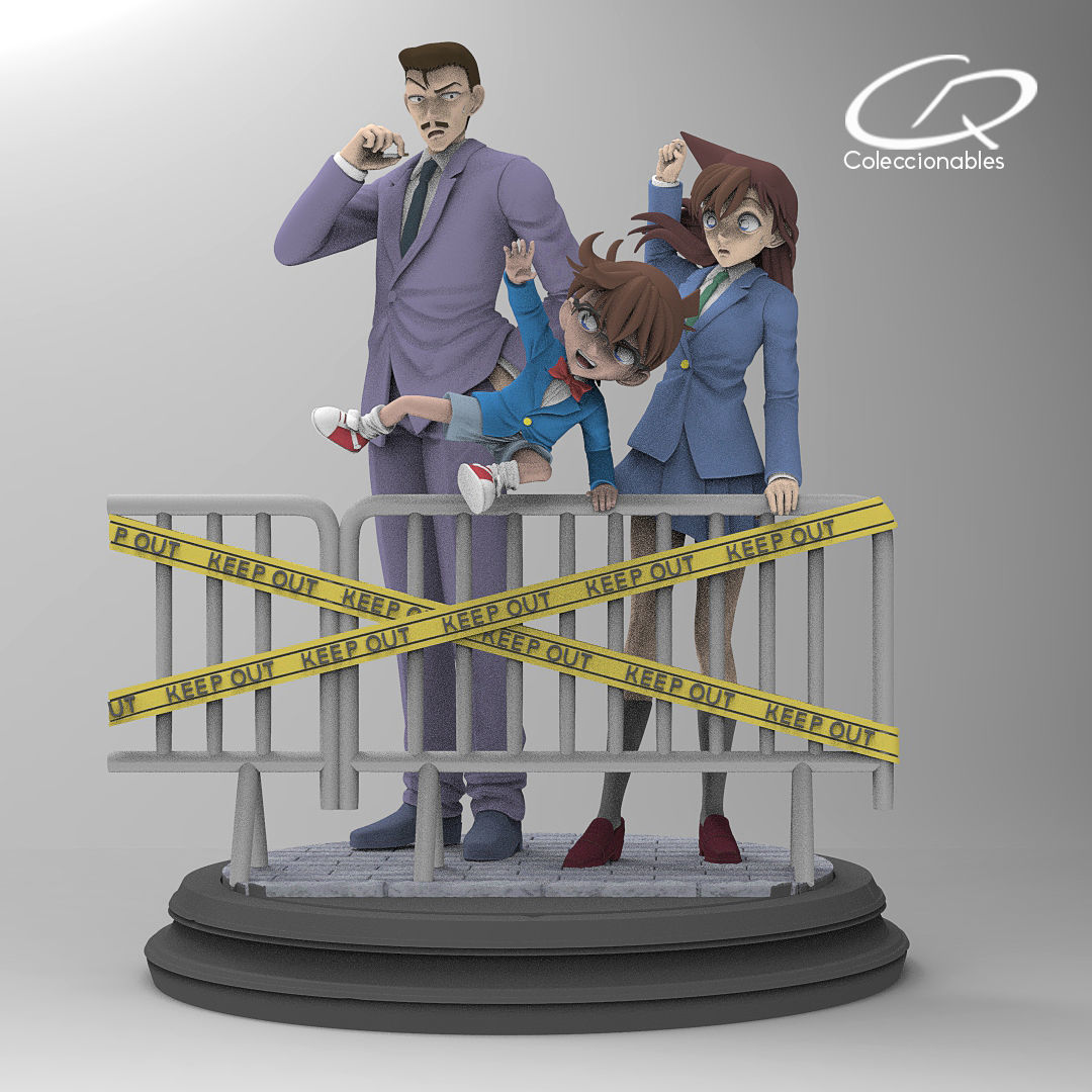 Detective Conan Diorama - Special Manga Edition 3D print model_5