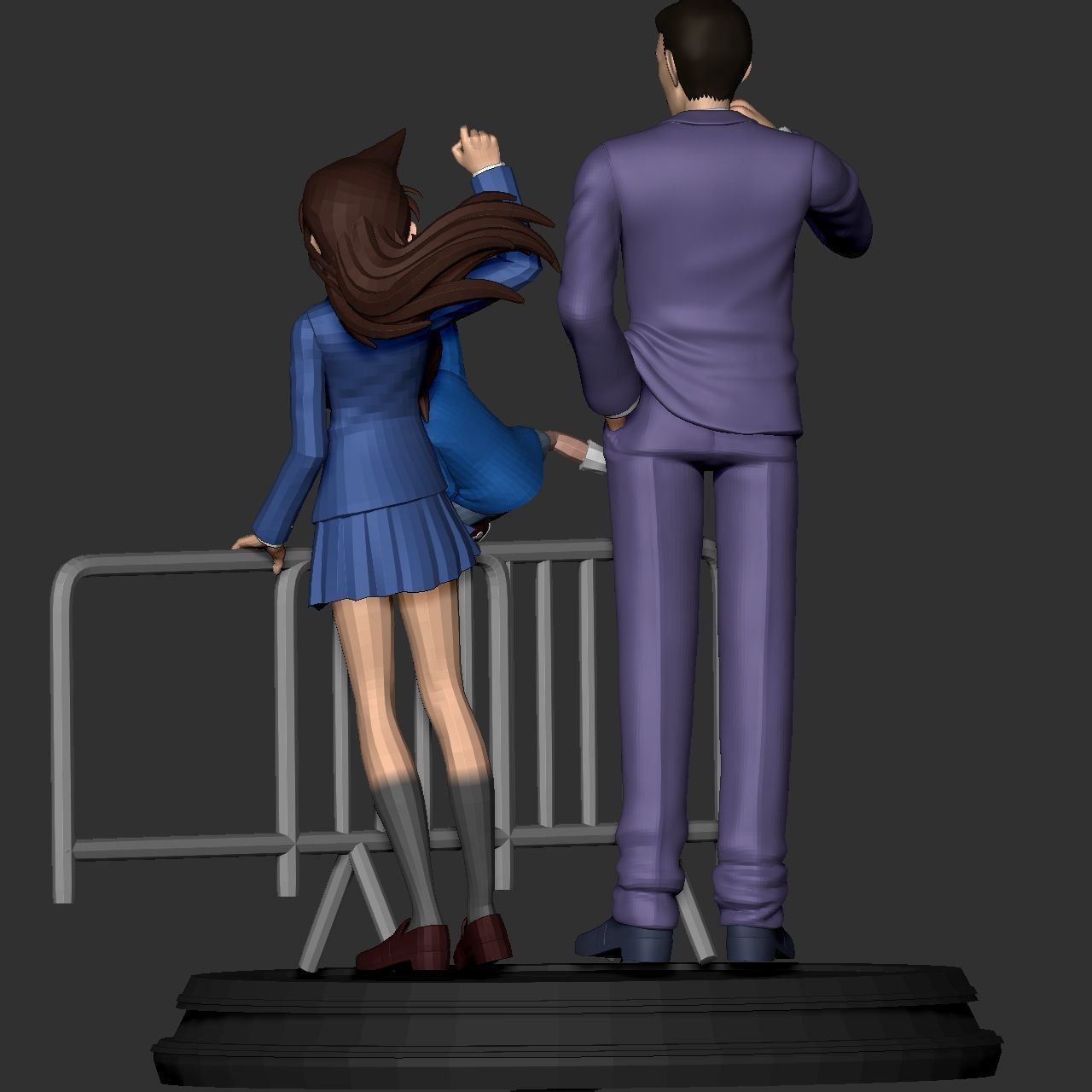 Detective Conan Diorama - Special Manga Edition 3D print model_9