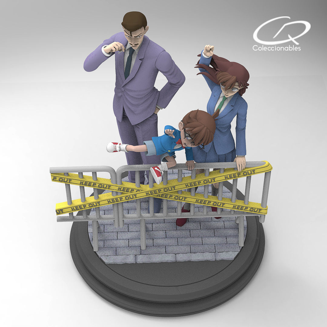 Detective Conan Diorama - Special Manga Edition 3D print model_12