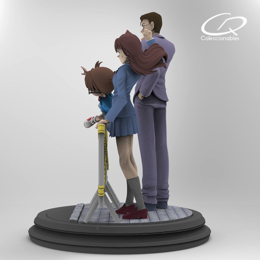 Detective Conan Diorama - Special Manga Edition 3D print model_11