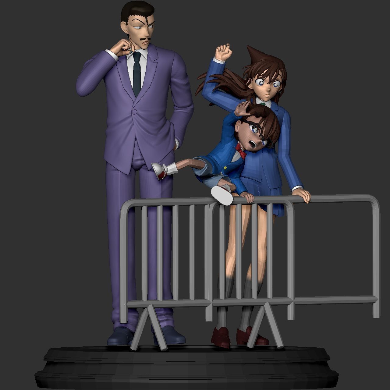 Detective Conan Diorama - Special Manga Edition 3D print model_3