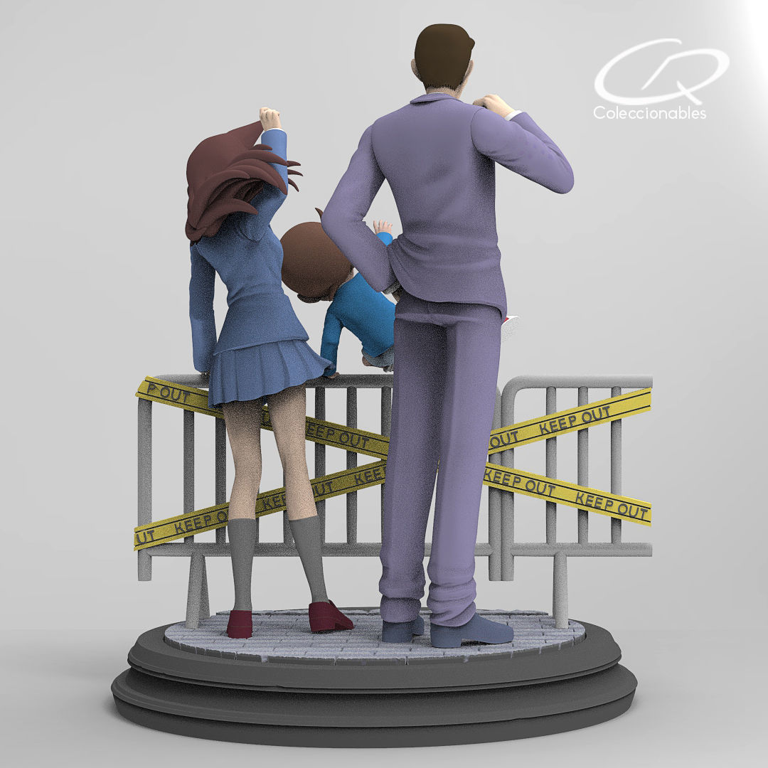 Detective Conan Diorama - Special Manga Edition 3D print model_8