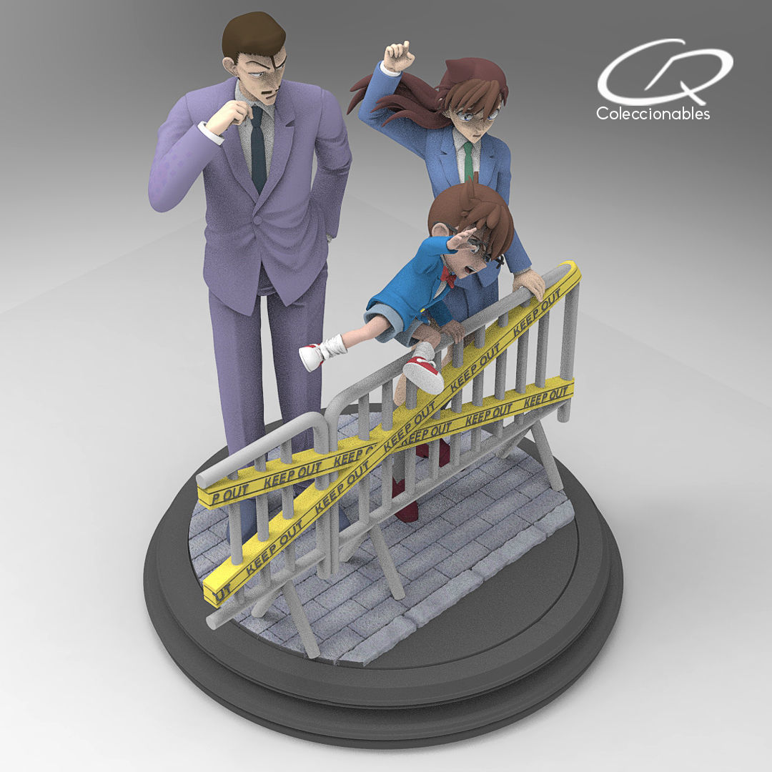Detective Conan Diorama - Special Manga Edition 3D print model_13