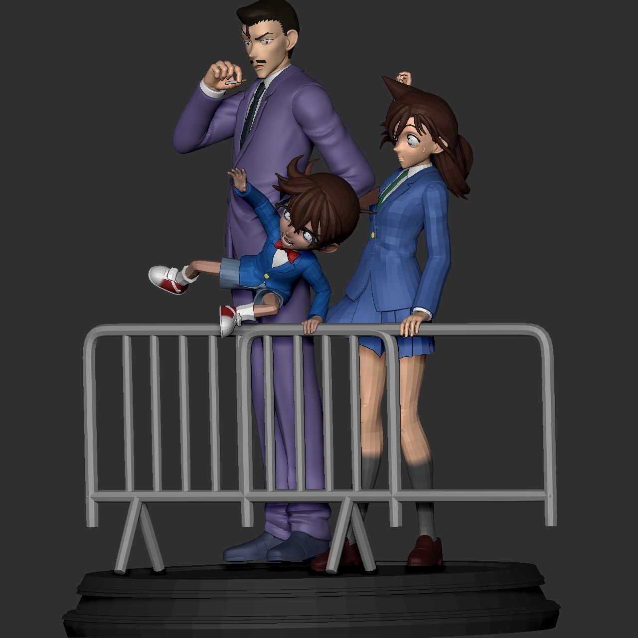 Detective Conan Diorama - Special Manga Edition 3D print model_6