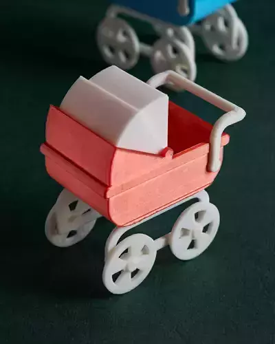 BABY STROLLER FAVOR 3D print model