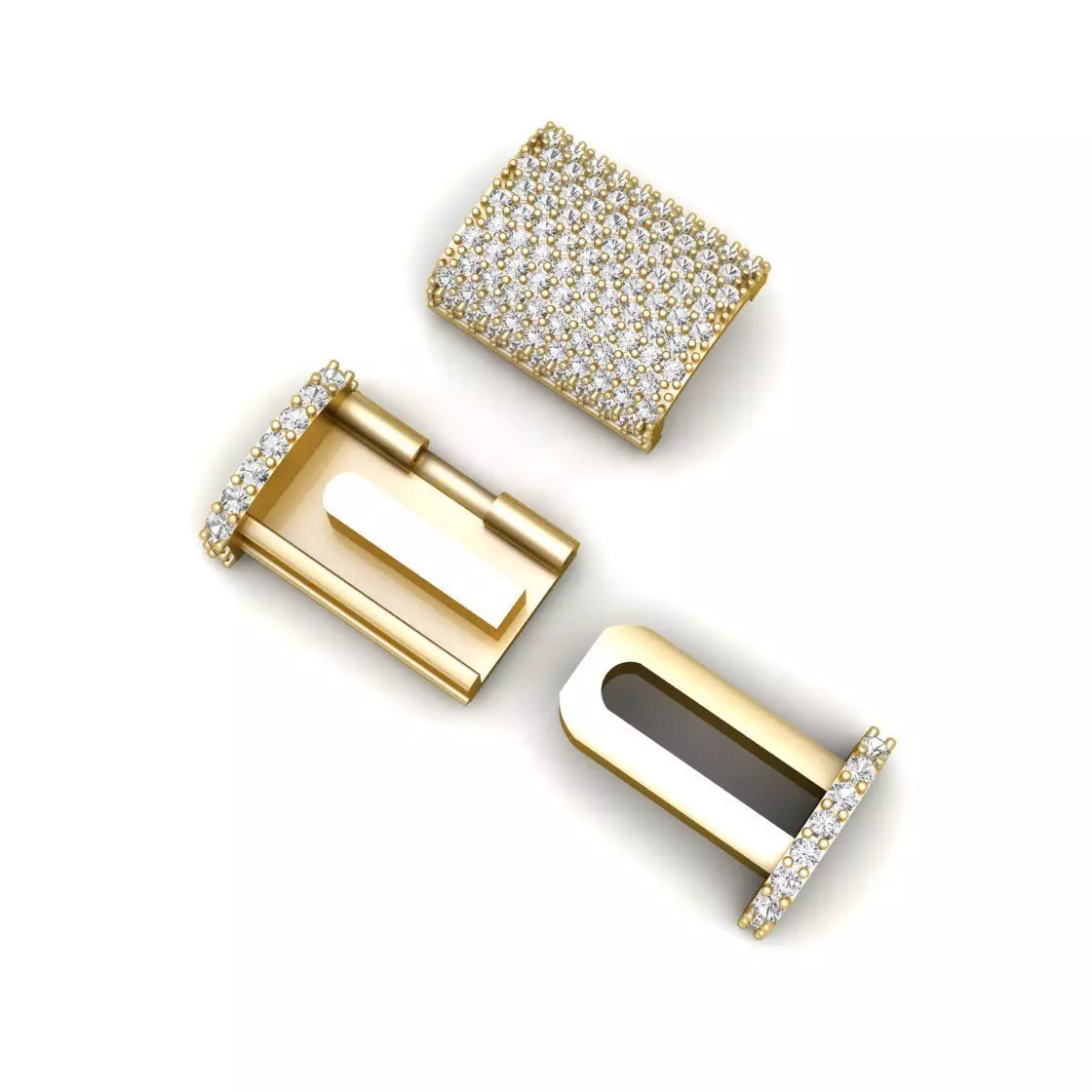 12mm quban with stone 3D print model_0