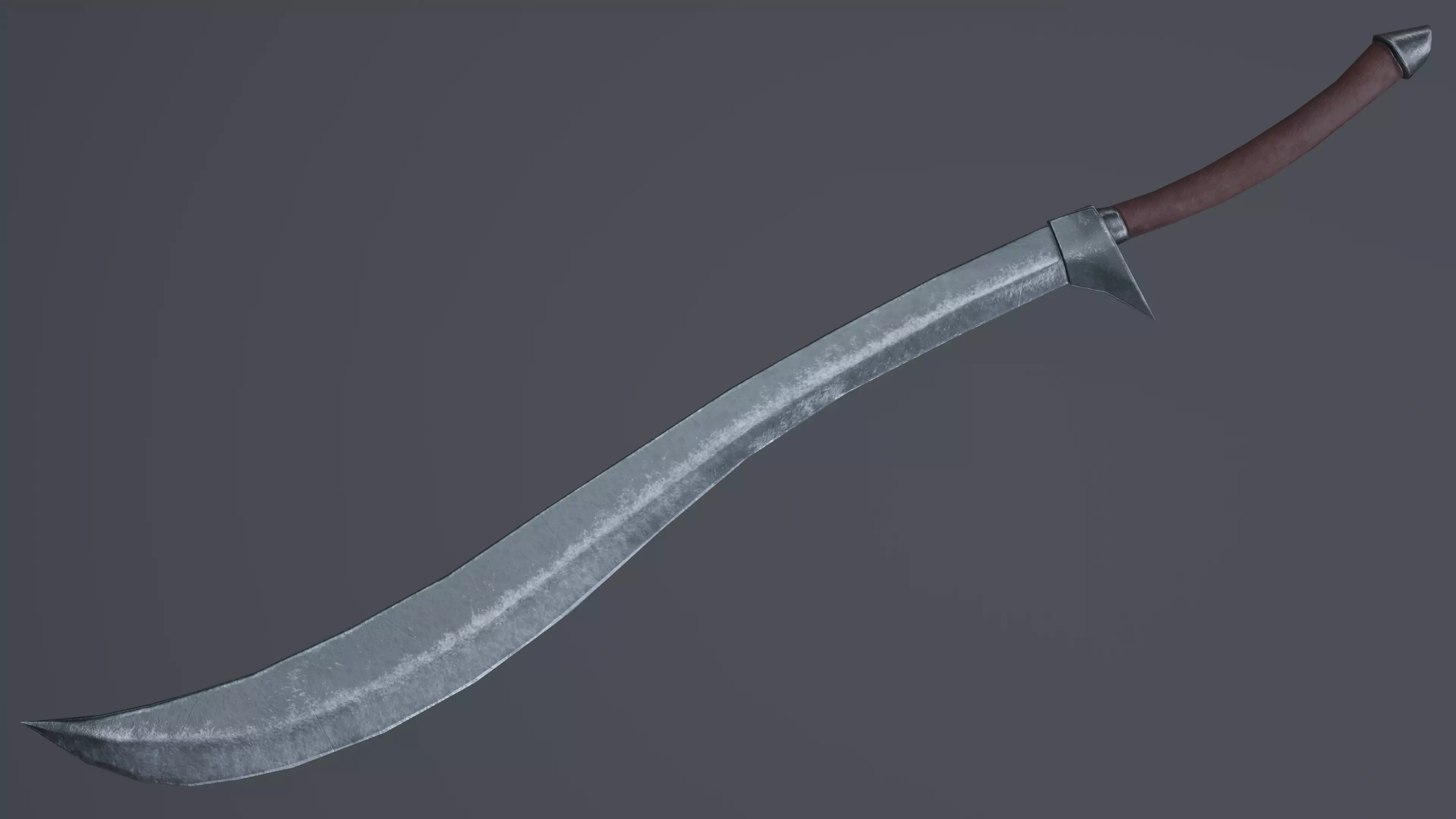 Sword 14 Low-poly 3D model_0
