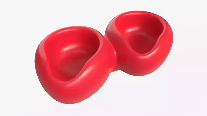 Smoking Pipe Holder Double 3D model
