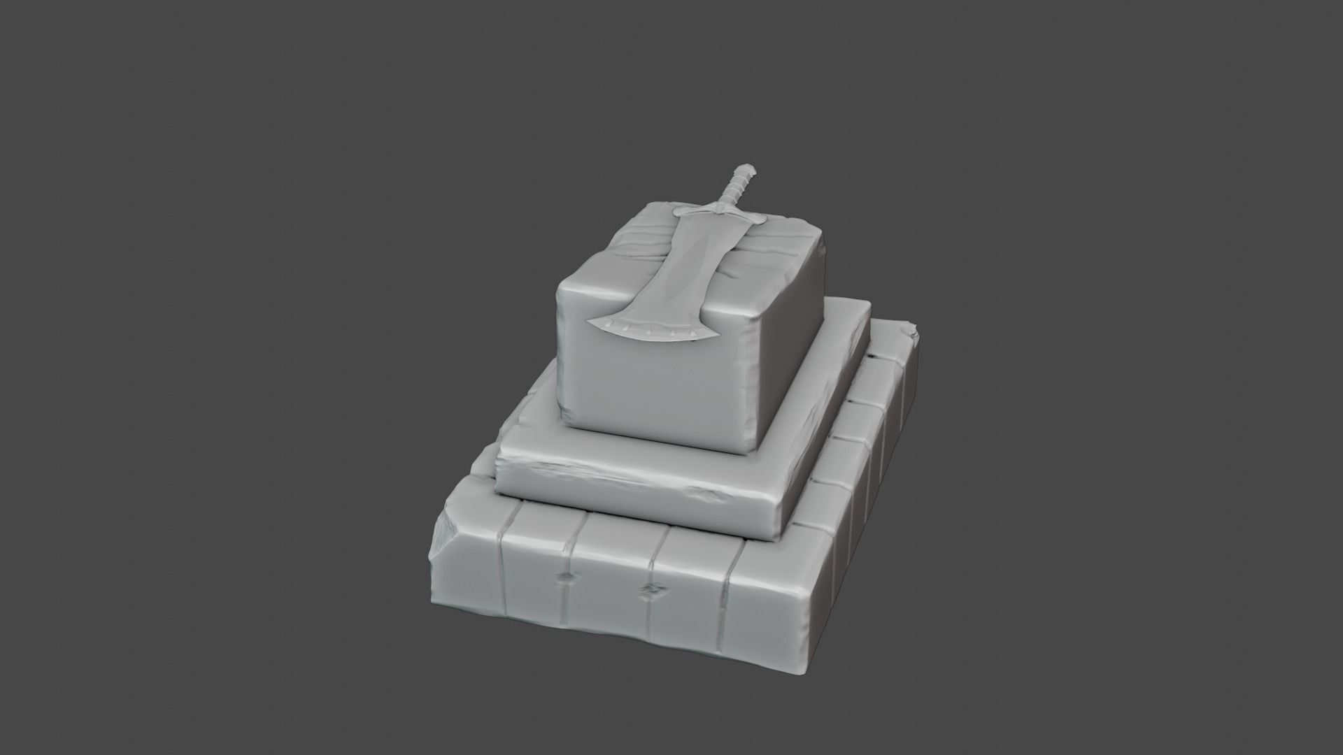 Fantasy Sword 3D model_1