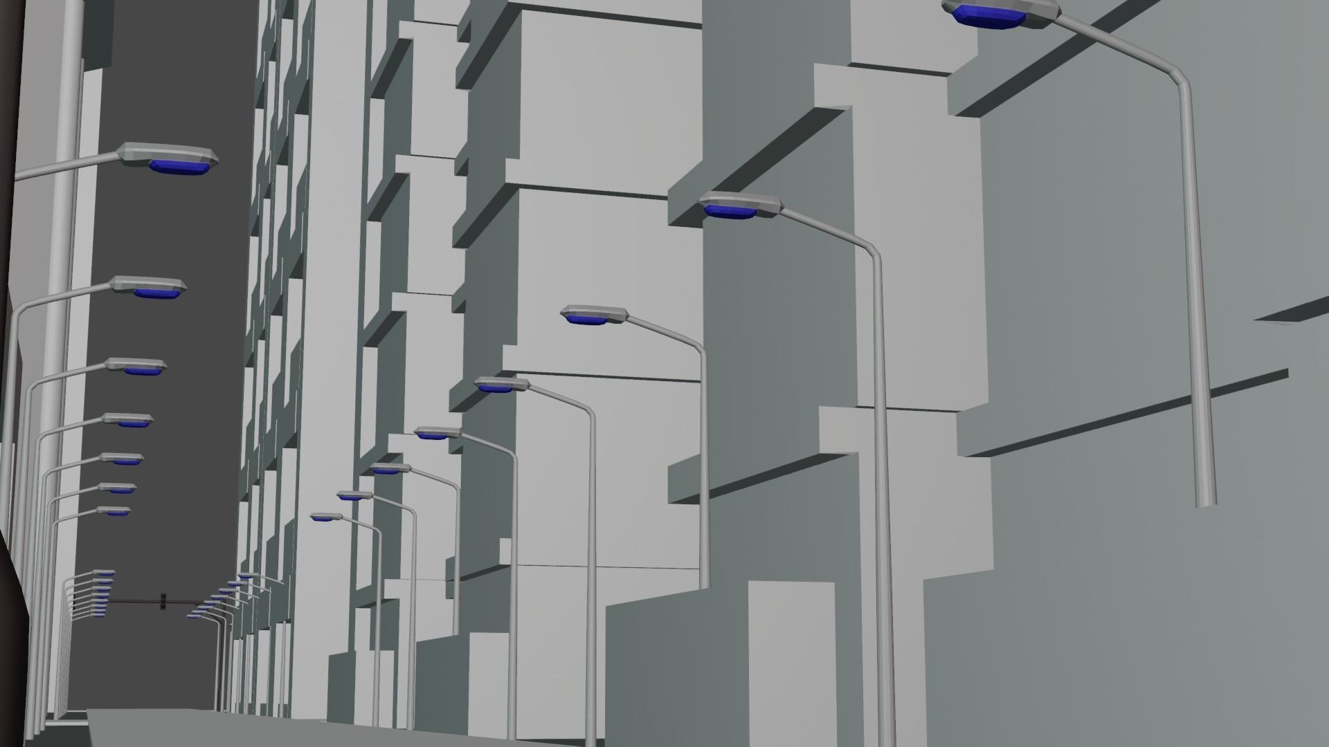 city for gaming 3D model_7