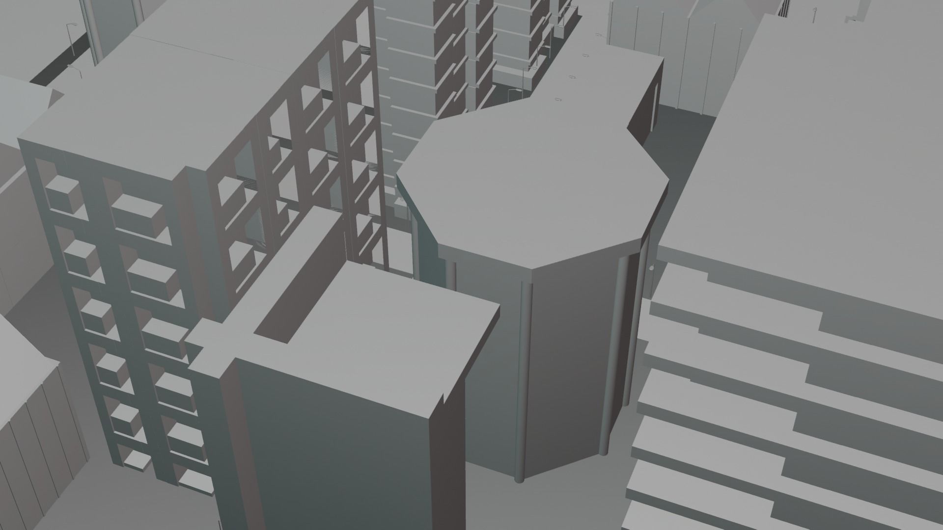 city for gaming 3D model_12