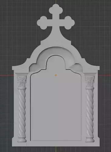 Memorial tombstone 3D 3D print model